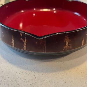 Vintage Kabazaiku Japanese Wooden Bowl